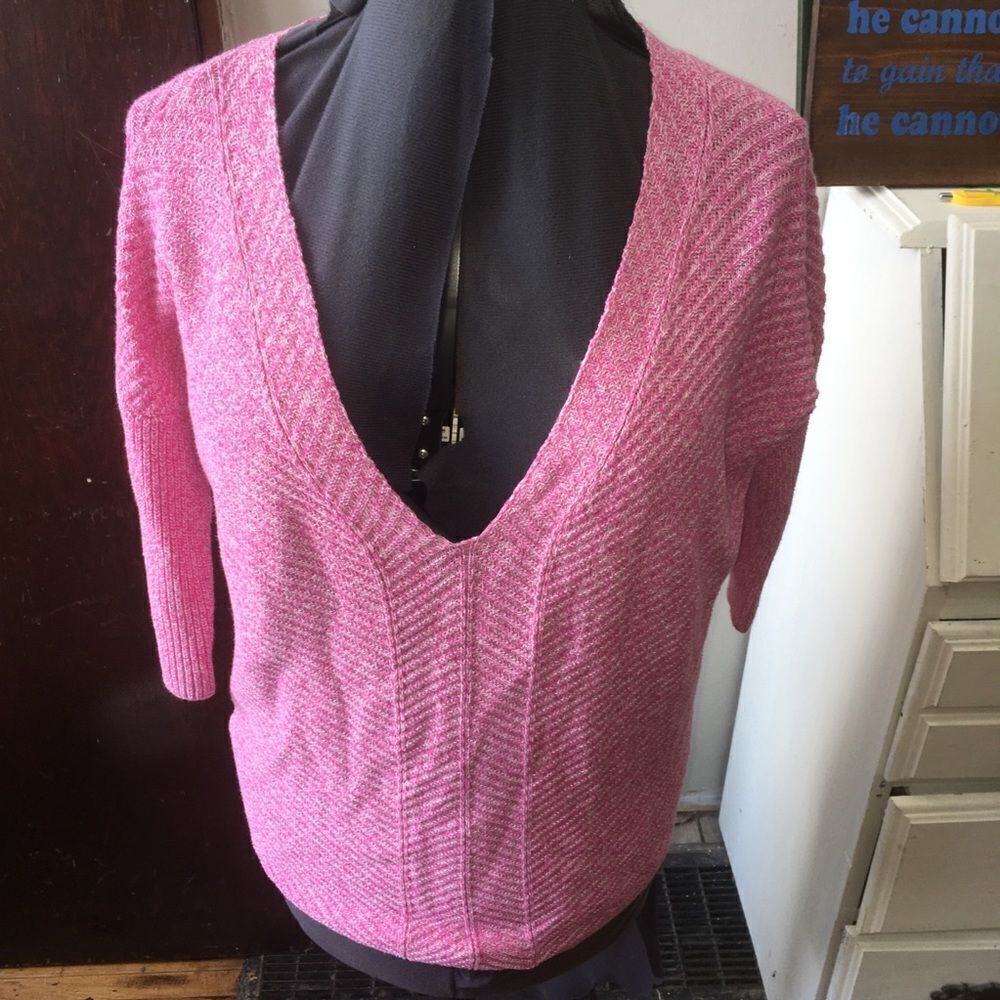 Express v-neck oversized/slouchy sweater